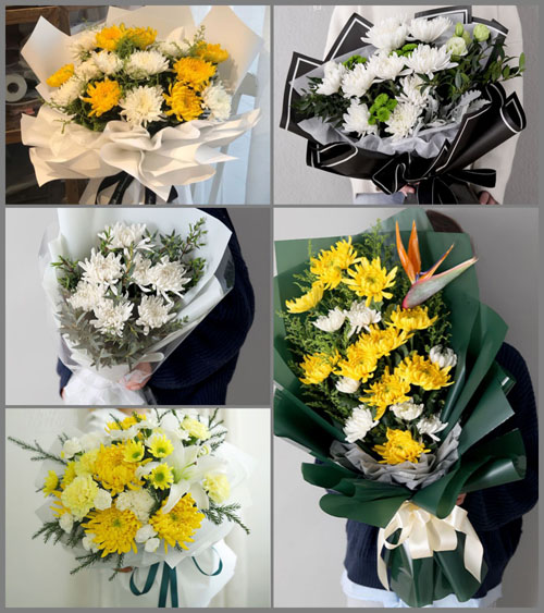 广东清远市佛冈县石角镇三莲村白事花束代送